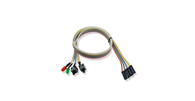 thumbnail image 2 of ATX Power On / Reset Switch Cable With HDD LED Light For PC Desktop Computer Case 2 of 6