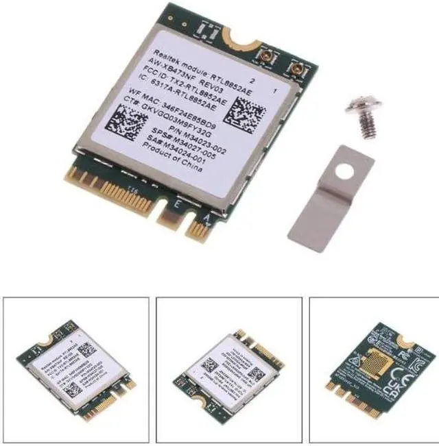 Alt view image 2 of 6 - RTL8852AE Wi-Fi 6 Combo Card 802.11ax .2 5G Wifi Wireless Wlan Card BT 5.2 Dropship