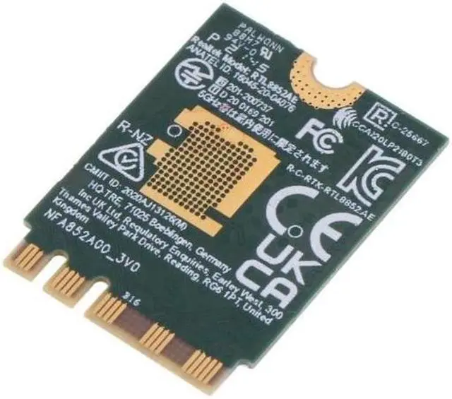 Alt view image 3 of 6 - RTL8852AE Wi-Fi 6 Combo Card 802.11ax .2 5G Wifi Wireless Wlan Card BT 5.2 Dropship