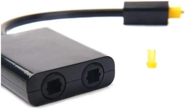 Alt view image 6 of 6 - 1Pcs ABKT 1 in 2 Out Digital Fiber Audio Optical Splitter Cable ,Fiber optic adapter,Fiber converter, Audio Adapter Cable(0.2M)