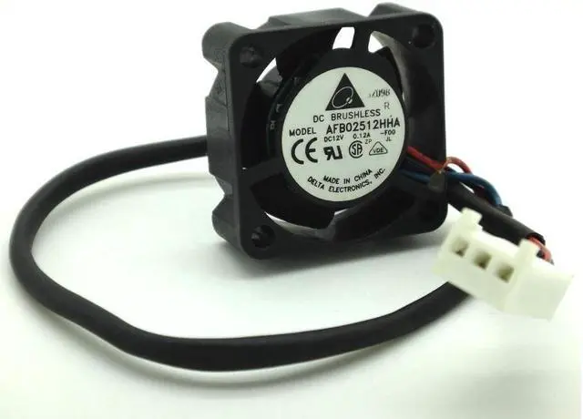 Main image of Original AFB02512HHA 25mm 2510 Server Square Fan DC 12V 0.12A 25x25x10mm 3-Pin mini cooling fan notebook cpu cooler for delta