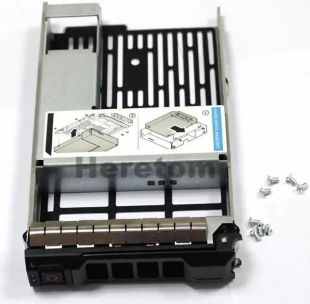 Alt view image 6 of 6 - Aomoproing  2.5" to 3.5" Hard Drive Adapter for Dell PowerEdge T330 T430 T630 T410 T310 R310 3.5INCH HDD Tray Caddy Bracket