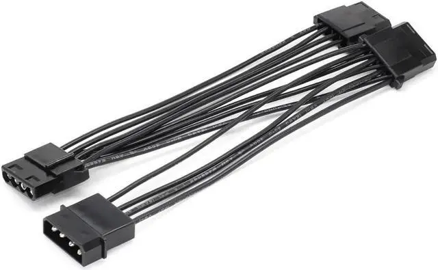 Alt view image 3 of 4 - Aomoproing  4 Pin IDE Power Supply Extension Cable 1 to 3 Y Splitter 6.7 inch