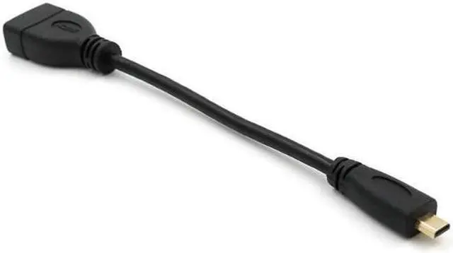 Alt view image 2 of 3 - Micro HDMI to HDMI female adapter HD cable