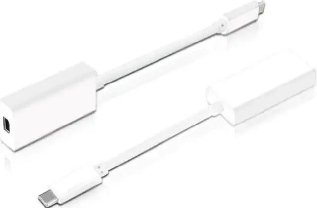 Alt view image 4 of 5 - Aomoproing for Thunderbolt 3 To Thunderbolt 2 Adapter Type C Cable USB For Macbook Air Pro& White(1PC)