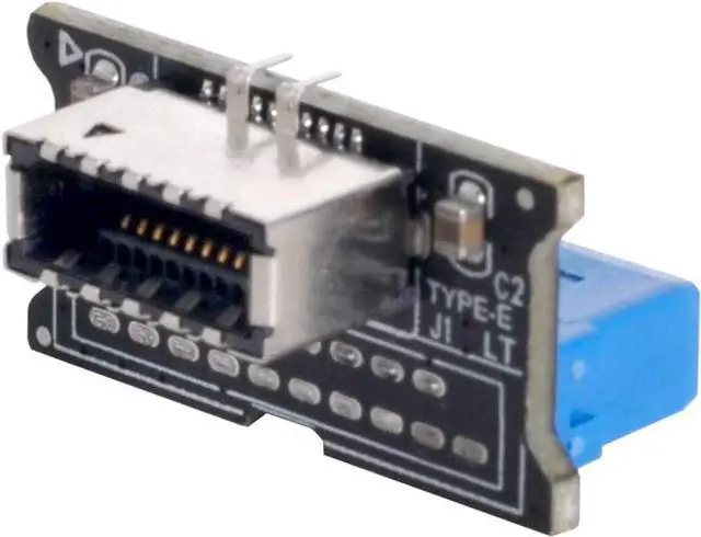 Alt view image 4 of 5 - USB 3.0 20Pin Header Male to USB 3.1 Front Panel Header Cable Adapter for Motherboard USB Header Adapter