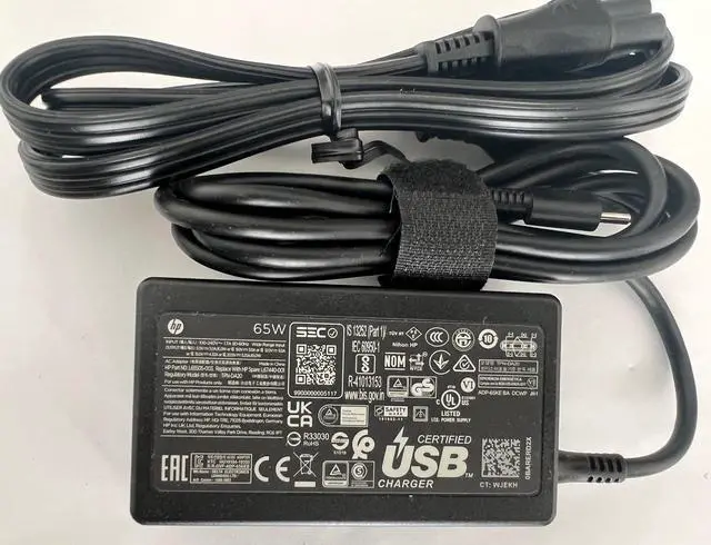 Main image of Original Replacement HP L67440-001- 65W 20V 3.25A USB-C AC Adapter for HP EliteBook x360, P/N: L65505-003, L67440-001, TPN-DA20.