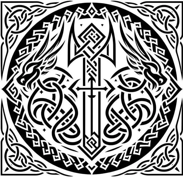 Main image of Maori Style Temporary Tattoos Unique Tattoo Hands Party Favors For Kids Fake Face Tattoos 6 Pcs3.7 x 3.7 inches