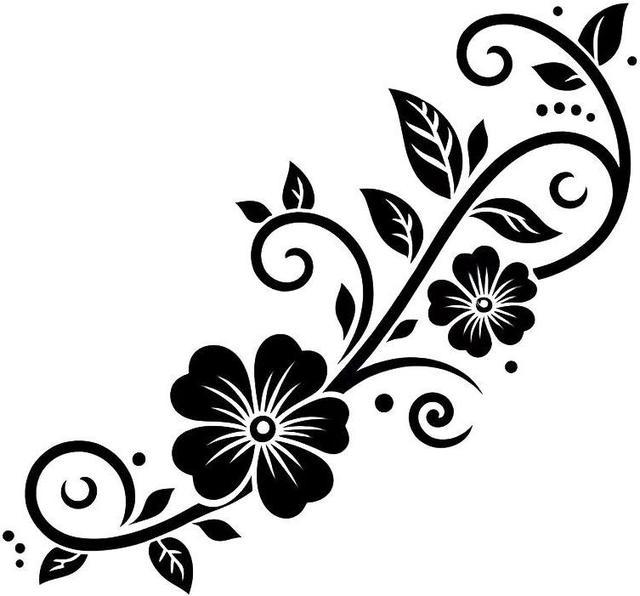Polynesian flower maori tattoo tribal pattern - Inspire Uplift
