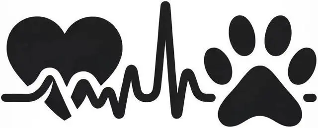 Main image of Heart Paw Temporary Tattoos Unique Tattoo Hands Party Favors For Kids Fake Face Tattoos 6 Pcs3.7 x 3.7 inches