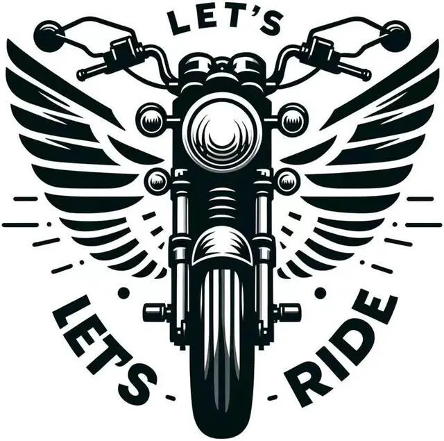 Main image of Vintage Motorcycle Wing Temporary Tattoos Unique Tattoo Hands Party Favors For Kids Fake Face Tattoos 6 Pcs3.7 x 3.7 inches