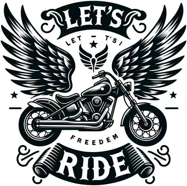 Main image of Motorcycle Vintage Temporary Tattoos Unique Tattoo Hands Party Favors For Kids Fake Face Tattoos 6 Pcs 3.7 x 3.7 inches