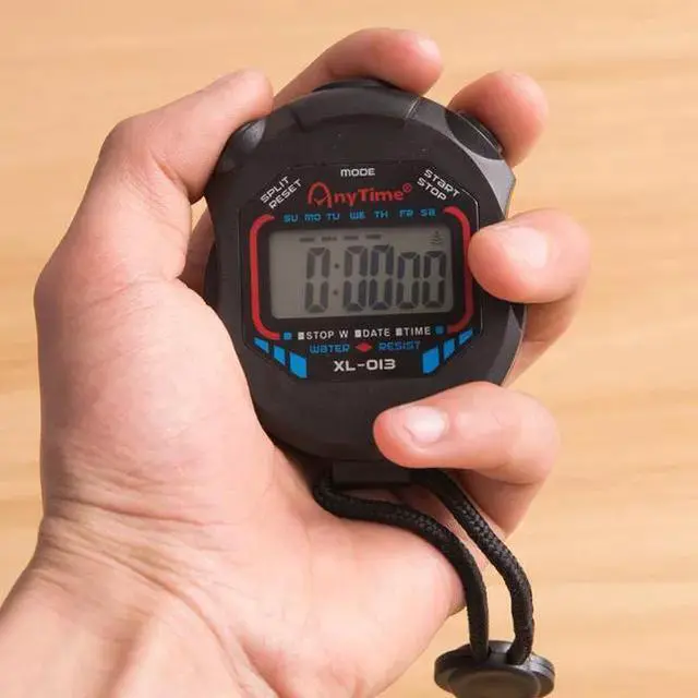 Main image of High Quality Waterproof Digital Professional Handheld LCD Handheld Sports Stopwatch Timer Stop Watch With String For Sports