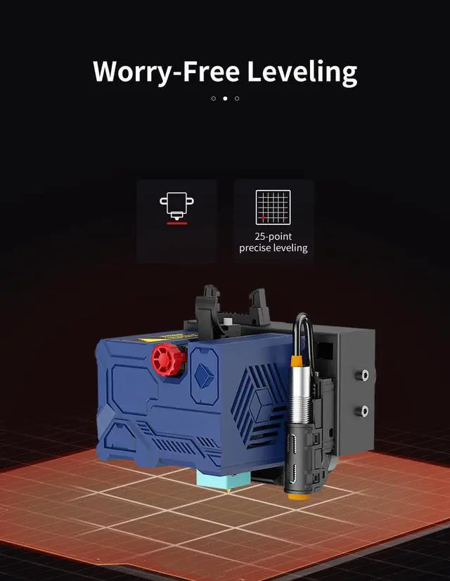 Alt view image 5 of 7 - 3D Printer FDM  Auto-Leveling Touch Screen 3D Printing Machine