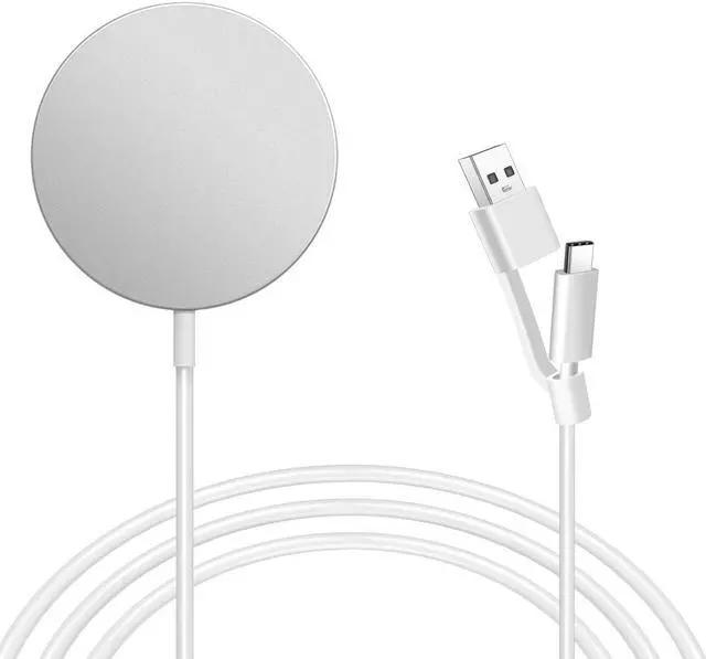 Main image of SZYG MagSafe Charger Magnetic Wireless Charger Fast Charging Pad Type C & USB A Port Cable Compatible with iPhone 13/13 Pro/13 Pro Max/13 Mini, 12/12 Pro/12 Pro Max/12 Mini iPhone 13