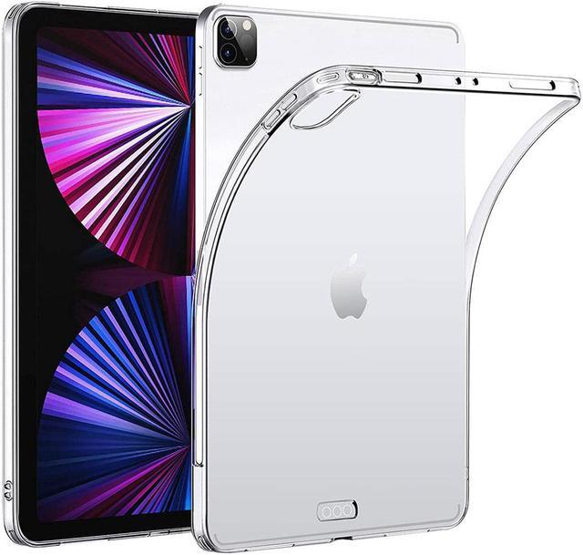 Main image of SZYG Case for iPad Pro 12.9 inch Case 2021 (5th Gen) Clear Shock Absorbing Flexible TPU Protective Cover Transparent Slim Compatible with Pencil for iPad Pro 12.9 2021/2020