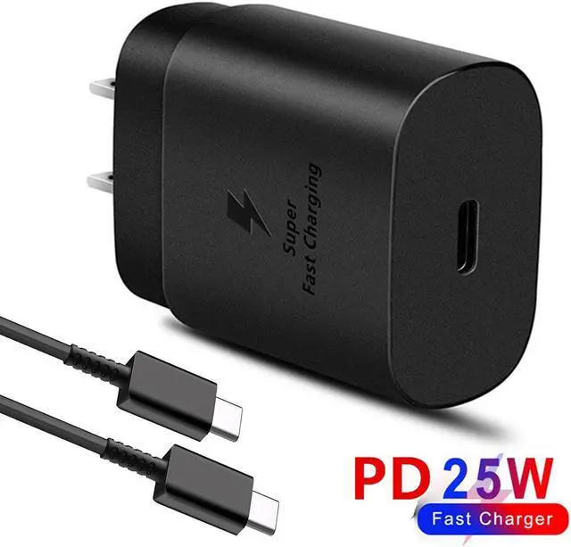 Main image of USB C Charger, 25W PD Type C Fast Charger and 3.3FT USB C to C Charging Cable Compatible with Samsung Galaxy S22/S22 Ultra/S22+/S21/S21Ultra/S21+/S20/S20+/S20 Ultra/Note10/Note20/plus/S10 5G