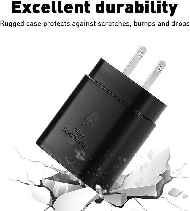 Alt view image 4 of 7 - USB C Charger, 25W PD Type C Fast Charger and 3.3FT USB C to C Charging Cable Compatible with Samsung Galaxy S22/S22 Ultra/S22+/S21/S21Ultra/S21+/S20/S20+/S20 Ultra/Note10/Note20/plus/S10 5G