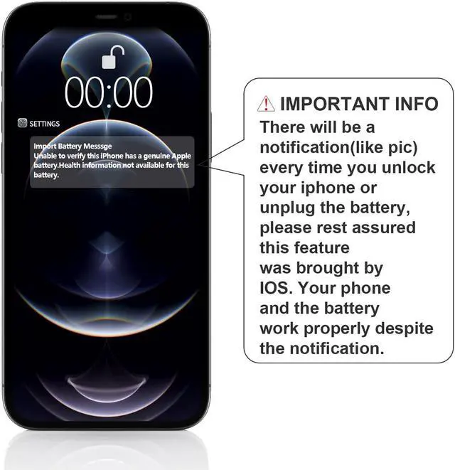 Alt view image 6 of 7 - Replacement Battery for iPhone 12 Pro Max, High Capacity 4410mAh Replacement Battery for Apple iPhone 12 Pro Max with Full Remove Tool Kit Adhesive and Instruction-3 Years Warranty.