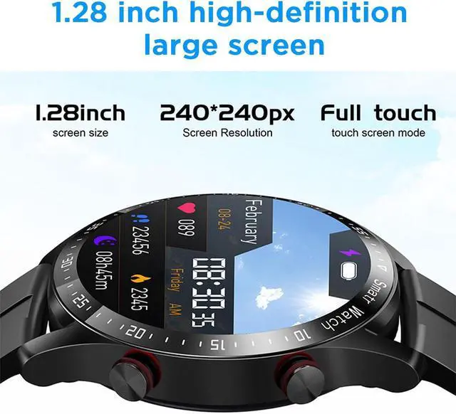 Alt view image 2 of 7 - Smart Watch for Men Women Bluetooth Call(Answer/Make Call) Heart Rate, Blood Oxygen Monitor, Sleep Monitor 1.28" Fitness Tracker IP67 Waterproof Smart Watches Compatible with Android & iPhone.