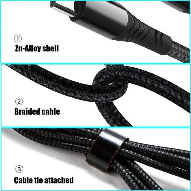 Alt view image 7 of 7 - USB C to Lightning Cable 2 Pack 4FT MFi Certified iPhone Fast Charger with LED Display, 27W PD Fast Charging Type C to Lightning Cable for iPhone 14 13 12 11 Pro Max XR XS 8 SE 3rd Gen.