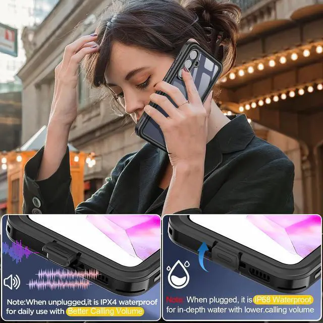 Alt view image 7 of 7 - SZYG for Samsung Galaxy A35 5G Case Waterproof Dustproof, Built-in Screen Protector, IP68 Underwater Full Body Shockproof Rugged Protective Cover for Samsung A35 5G 6.6 inch.