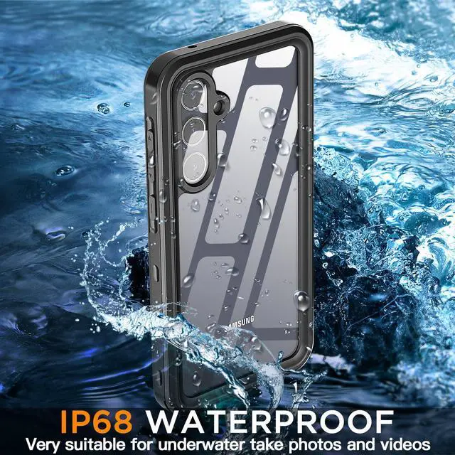 Alt view image 2 of 7 - SZYG for Samsung Galaxy A35 5G Case Waterproof Dustproof, Built-in Screen Protector, IP68 Underwater Full Body Shockproof Rugged Protective Cover for Samsung A35 5G 6.6 inch.