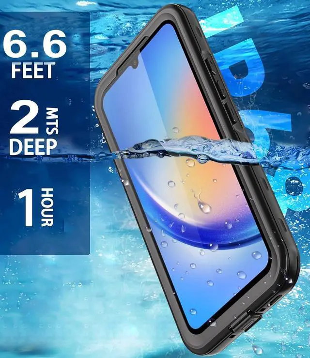 Alt view image 2 of 7 - SZYG for Samsung Galaxy A54 5G Case Waterproof Dustproof, Built-in Screen Protector, Rugged Full Body IPX8 Underwater Shockproof Protective Cover for Galaxy A54 5G.