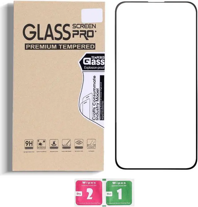Alt view image 7 of 7 - SZYG [2-Pack] for iPhone 16 Pro Max Tempered Glass Screen Protector 9H Hardness, HD Clear, No Bubbles, Scratch Resistant, Case Friendly.