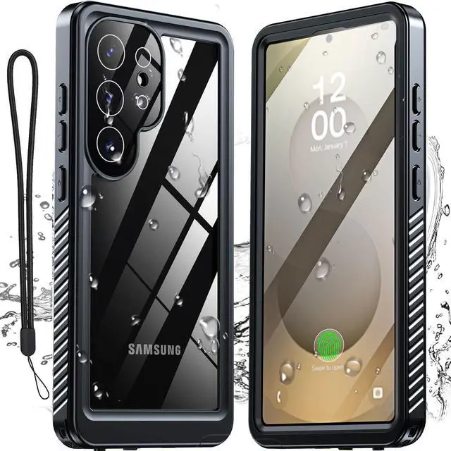 Main image of SZYG For Samsung Galaxy S25 Ultra Waterproof Case, with Built in Screen Protector, 360° Full Body Protective Military Shockproof Dropproof Dustproof IP68 Underwater Protective Cover.