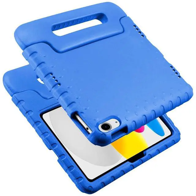 Alt view image 2 of 7 - SZYG For Apple iPad A16 11 inch 2025 (A3354/A3355)/iPad 10th Generation 10.9 inch 2022 (A2696/A2757) Case EVA Shockproof Heavy Duty Handle Stand Cover Kids Protection with Screen Protector & Stylus