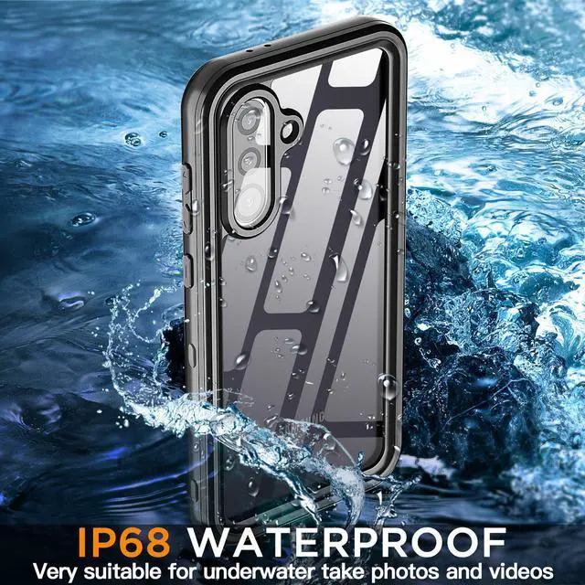 Alt view image 2 of 7 - SZYG Waterproof Case for Samsung Galaxy A36 5G IP68 Waterproof Shockproof Case Built-in Screen Protector Rugged Full Body Protection Underwater Dustproof Heavy Duty Military Drop Proof Protective Cove