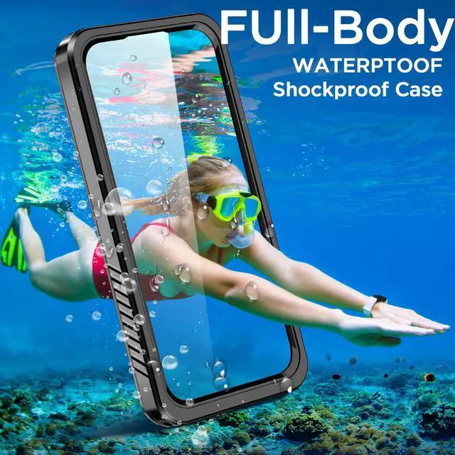 Alt view image 3 of 7 - SZYG for Google Pixel 9a IP68 Waterproof Shockproof Case Built-in Screen Protector Military Rugged Full Body Protection Underwater Dustproof Heavy Duty Cover Protective for Pixel 9a 6.3" 2025