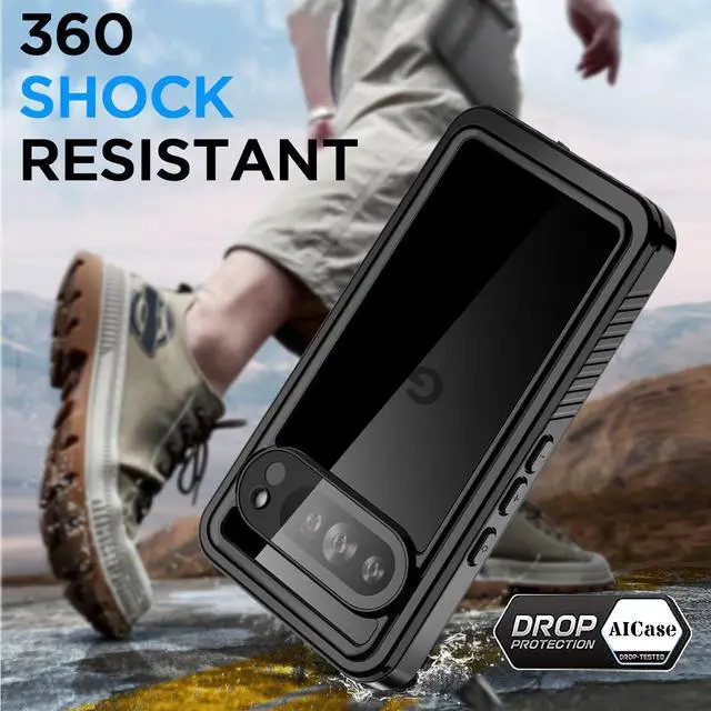 Alt view image 4 of 7 - SZYG Waterproof Case for Google Pixel 9 Pro XL Heavy Duty Shockproof Case Built-in Screen Protector Rugged Full Body Protection Underwater Dust Proof Protective Waterproof Cover for Pixel 9 Pro XL 6.8