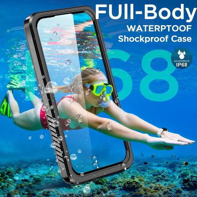 Alt view image 3 of 7 - SZYG Waterproof Case for Google Pixel 9 Pro XL Heavy Duty Shockproof Case Built-in Screen Protector Rugged Full Body Protection Underwater Dust Proof Protective Waterproof Cover for Pixel 9 Pro XL 6.8