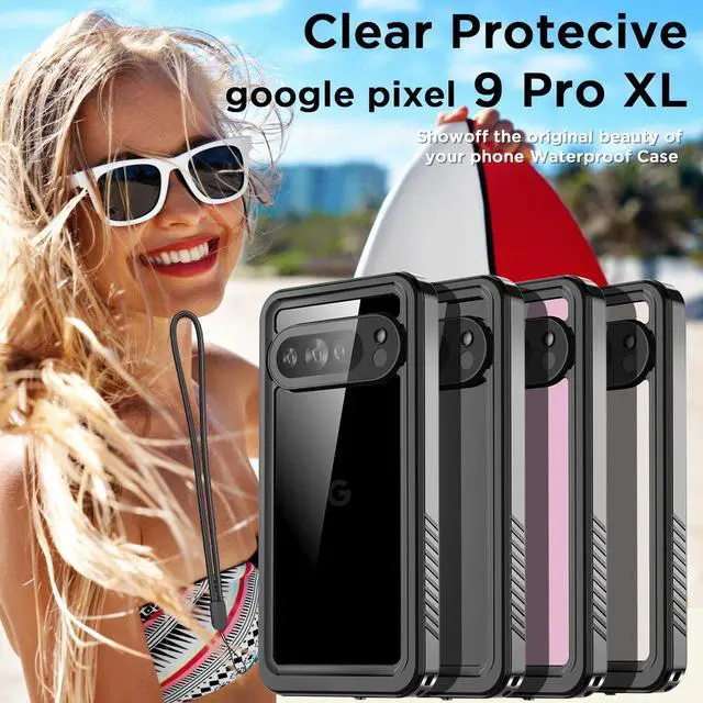 Alt view image 2 of 7 - SZYG Waterproof Case for Google Pixel 9 Pro XL Heavy Duty Shockproof Case Built-in Screen Protector Rugged Full Body Protection Underwater Dust Proof Protective Waterproof Cover for Pixel 9 Pro XL 6.8
