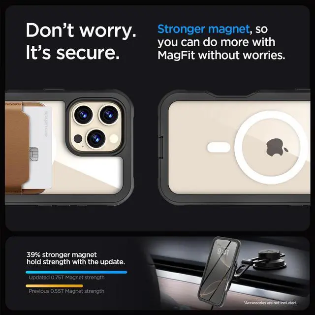 Alt view image 5 of 7 - SZYG for Apple iPhone 16 Pro Rugged Shockproof Heavy Duty MagSafe Magnetic Case Built-in Screen Protector Military Protection Dustproof Drop Proof Cover for iPhone 16 Pro 6.3 in
