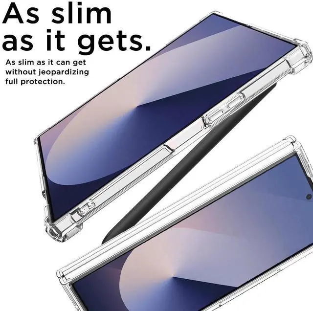 Alt view image 6 of 7 - SZYG for Samsung Galaxy Z Fold7 5G Case Clear MagSafe Magnetic Shockproof Heavy Duty Protective Cell Phone Cover Slim Back Military Case for Galaxy Z Fold 7 2025