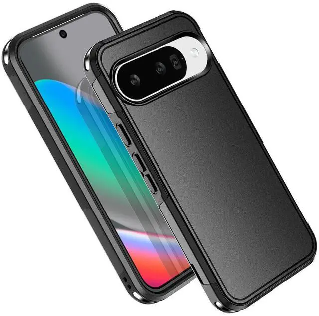 Alt view image 7 of 7 - SZYG for Google Pixel 10/Pixel 10 Pro Case MagSafe Magnetic Heavy Duty Shockproof Rugged Military-Grade Protection Phone Cover for Pixel 10/Pro 6.3 Inch 2025 Black