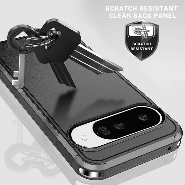 Alt view image 6 of 7 - SZYG for Google Pixel 10/Pixel 10 Pro Case MagSafe Magnetic Heavy Duty Shockproof Rugged Military-Grade Protection Phone Cover for Pixel 10/Pro 6.3 Inch 2025 Black