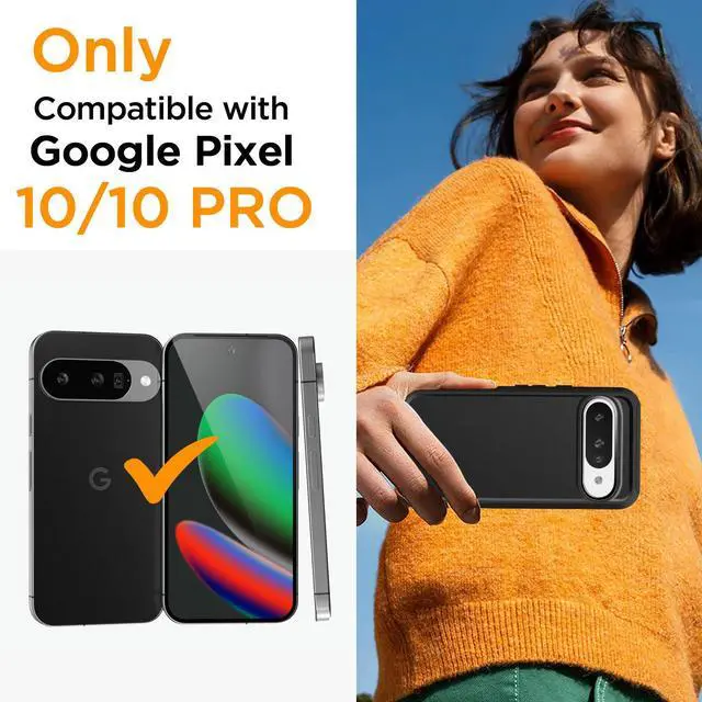Alt view image 2 of 7 - SZYG for Google Pixel 10/Pixel 10 Pro Phone Case Rugged Heavy Duty Shockproof Military-Grade Protection Cover for Pixel 10/Pro 6.3 Inch 2025