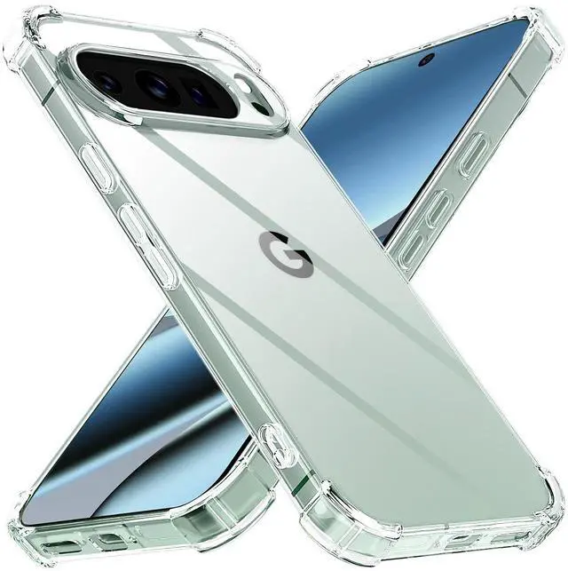 Main image of SZYG Case for Google Pixel 10/Pixel 10 Pro Phone Cover Clear TPU Shockproof Heavy Duty Bumper Slim Back Protection Anti-yellowing Case for Pixel 10/Pro 6.3 Inch 2025