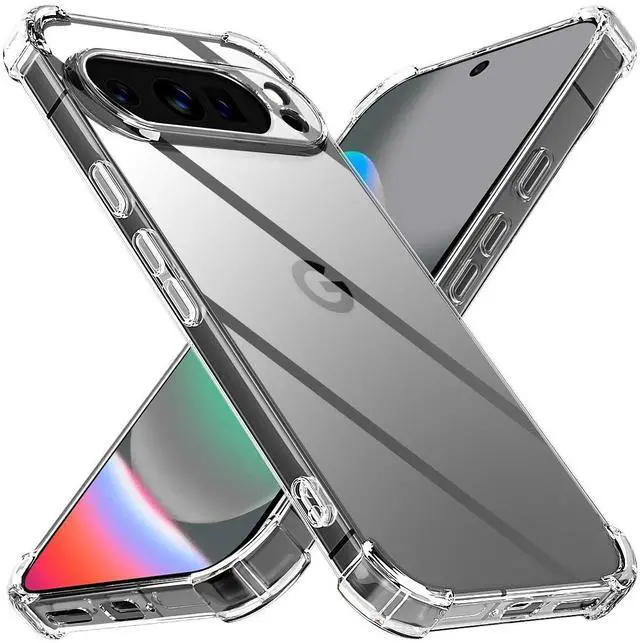 Main image of SZYG Clear TPU Case for Google Pixel 10 Pro XL Slim Phone Cover Shockproof Heavy Duty Bumper Anti-yellowing Back Protection Case for Pixel 10 Pro XL 6.8 Inch 2025