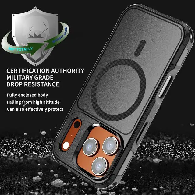 Alt view image 4 of 7 - SZYG Case for Apple iPhone 17 Pro Max Phone Cover MagSafe Magnetic Shockproof Rugged Heavy Duty Military-Grade Protection for iPhone 17 Pro Max 6.9 Inch 2025