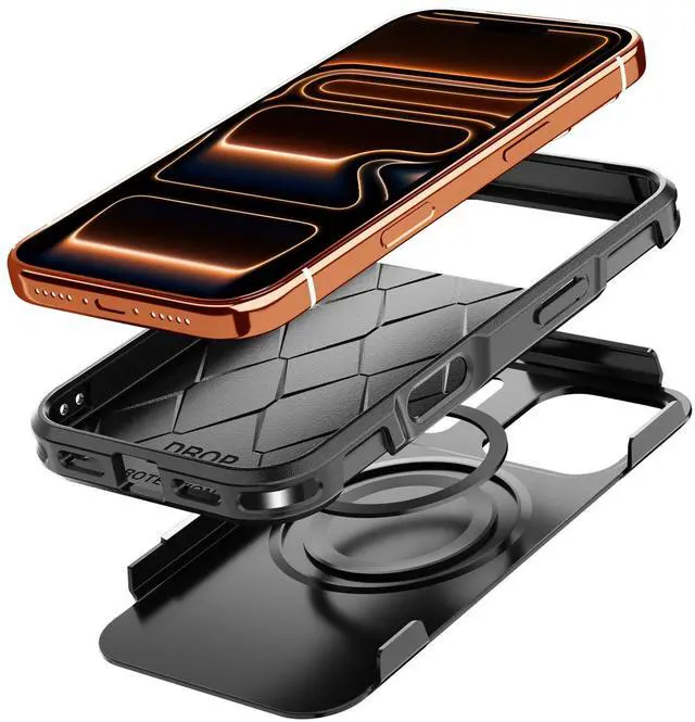 Alt view image 5 of 7 - SZYG Case for Apple iPhone 17 Pro Max Phone Cover MagSafe Magnetic Shockproof Rugged Heavy Duty Military-Grade Protection for iPhone 17 Pro Max 6.9 Inch 2025
