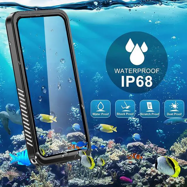 Alt view image 3 of 7 - SZYG Waterproof Case for Samsung Galaxy S25 FE IP68 Underwater MagSafe Magnetic Shockproof Heavy Duty Cover Built-in Screen Protector Full Body Drop Protection For Galaxy S25 FE 6.7 in Black