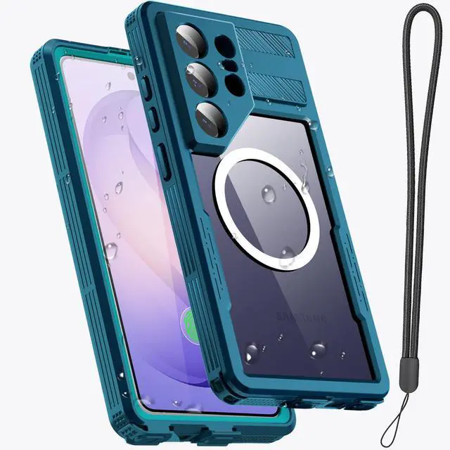Main image of SZYG IP68 Waterproof Case for Samsung Galaxy S26 Ultra MagSafe Magnetic Underwater Shockproof Heavy Duty Phone Cover Built-in Screen Protector Full Body Protection For Galaxy S26 Ultra 6.9 Inch Blue