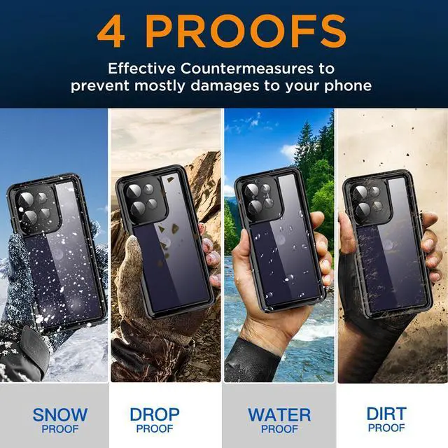 Alt view image 7 of 7 - SZYG Waterproof Phone Case For Motorola Moto G Power 2026 Case IP68 Underwater Full Body Drop Protection Shockproof Dustproof Heavy Duty Cover for Moto G Power 5G 6.8 inch 2026