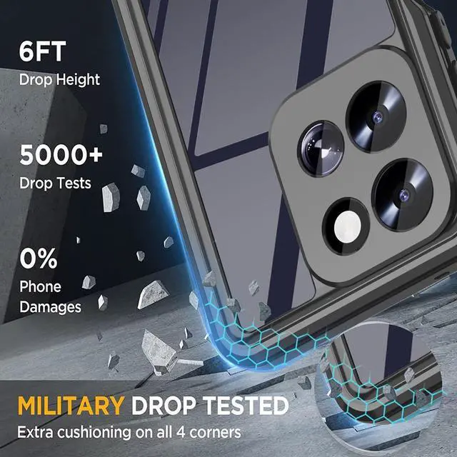 Alt view image 4 of 7 - SZYG Waterproof Phone Case For Motorola Moto G Power 2026 Case IP68 Underwater Full Body Drop Protection Shockproof Dustproof Heavy Duty Cover for Moto G Power 5G 6.8 inch 2026