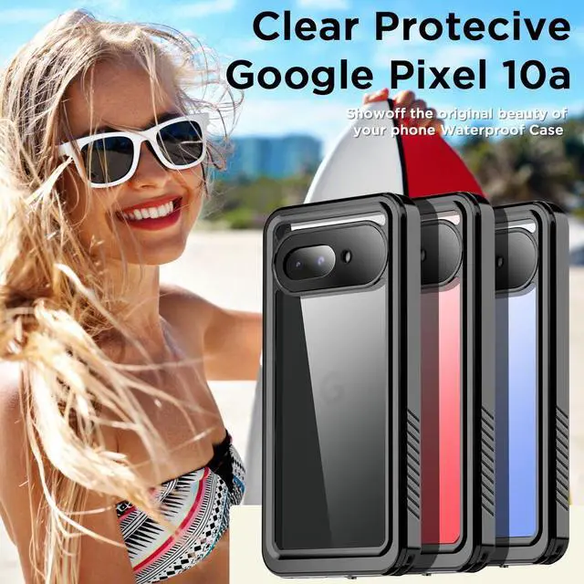 Alt view image 2 of 7 - SZYG Waterproof Case for Google Pixel 10a IP68 Underwater Shockproof Case Dustproof Heavy Duty Military Drop Proof Cover Full Body Protection Built-in Screen Protector for Pixel 10a 6.3 in 2026